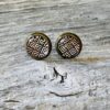 Ohrstecker "gold-schwarz" – Bild 2