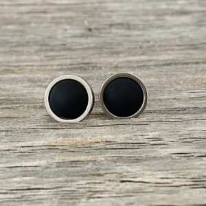 Ohrstecker " Polaris schwarz"