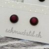 Ohrstecker " Polaris weinrot" – Bild 2