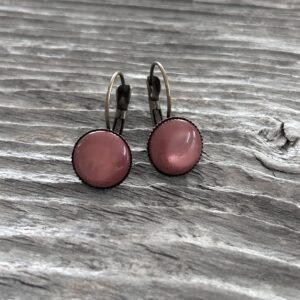 Ohrring " Polaris pastell rosa"