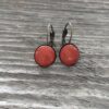 Ohrring " Polaris pastell orange" – Bild 2