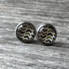 Ohrstecker " Wave green" – Bild 2