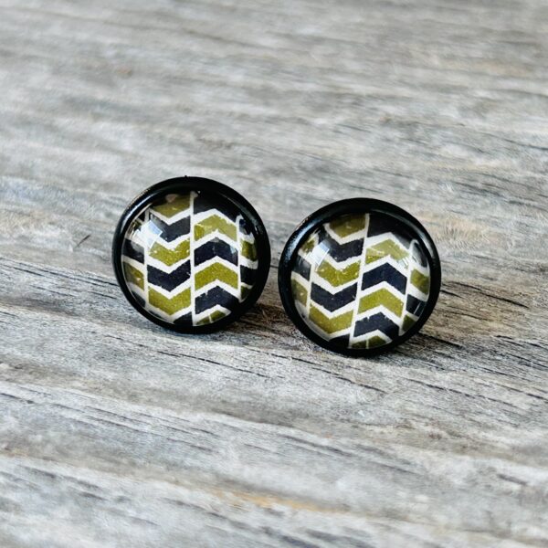 Ohrstecker " Wave green"