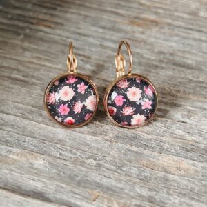 Ohrring "Rosen rose"