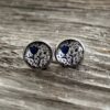 Ohrstecker " Tulpe blau" – Bild 2
