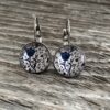 Ohrring " Tulpe blau" – Bild 2